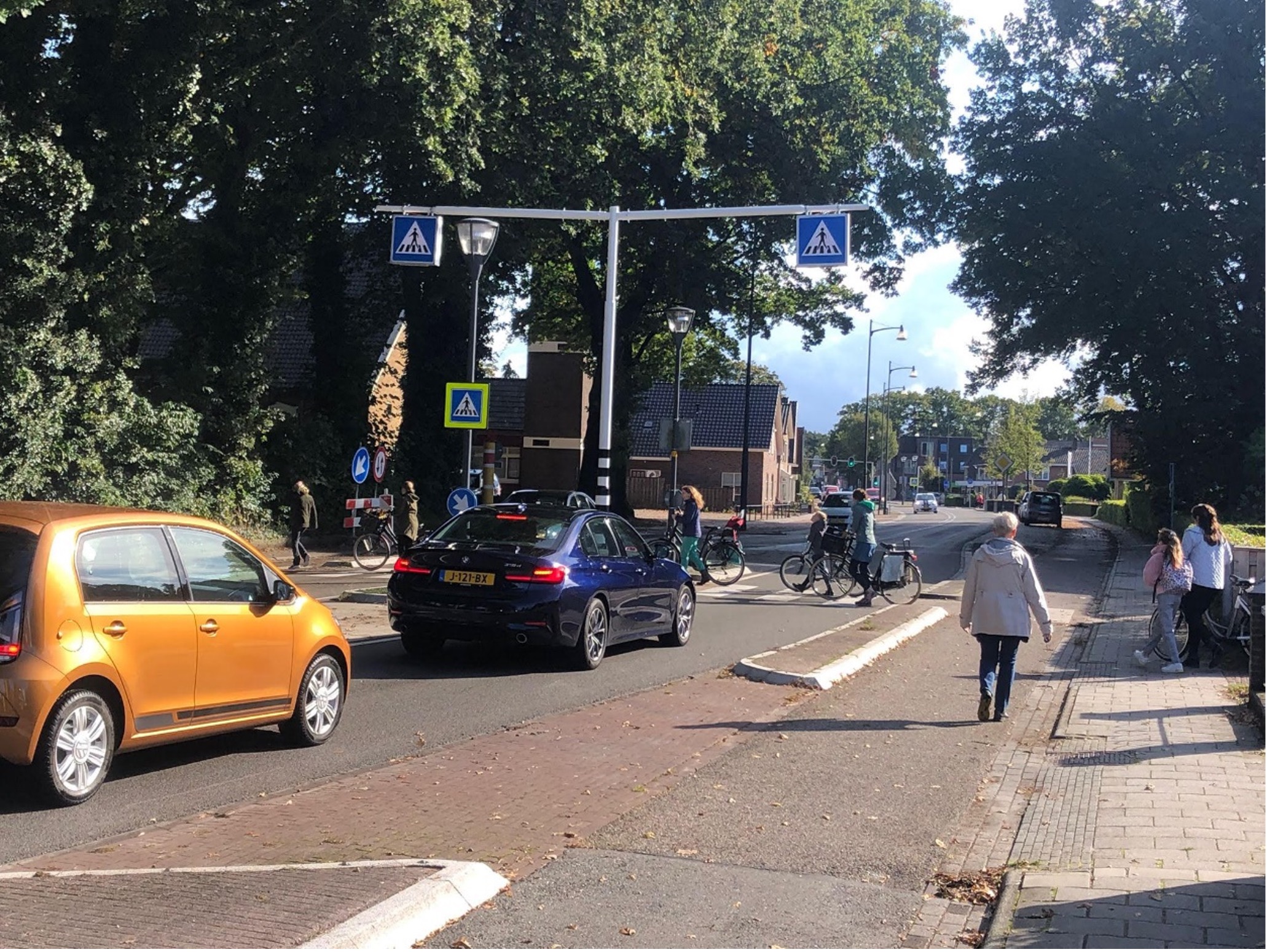Algemeen Belang blij met verbeterde zichtbaarheid zebrapad Eperweg